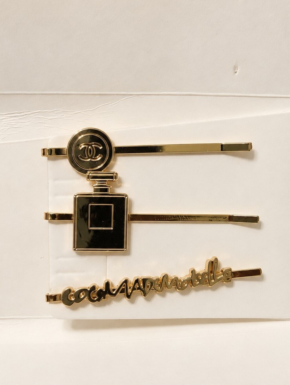 Gold-Tone Luxury Beauty Hair Pin Set – 3 Pieces